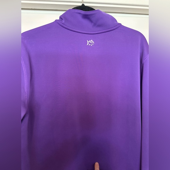 Southern Tide LSU Louisiana State Geaux Tigers Men’s Quarter-Zip Pullover Medium - Picture 7 of 12
